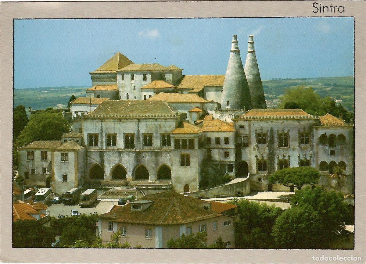 Postales: N&ordm; S 3-SINTRA. Portugal. Palacion Nacional de Vila (s. XIV). Sin circular. ED. MJB