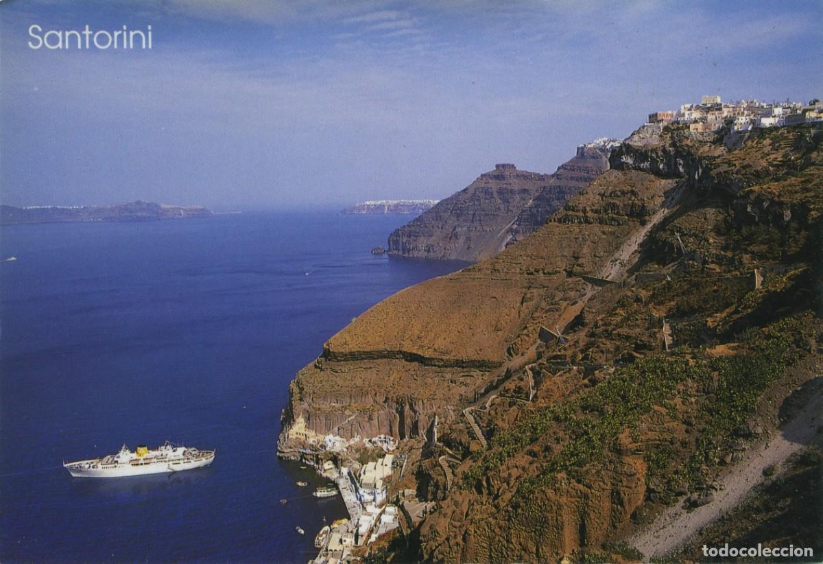 Postales: ISLA DE SANTORINI. Grecia. Sin circular. ED. MICHALIS TOUMBIS S.A. EDITIONS