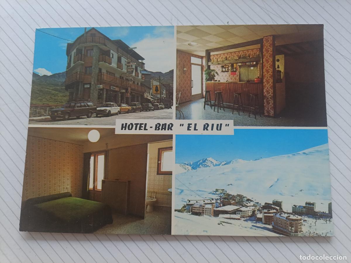 Postales: Andorra. Hotel Bar El Riu