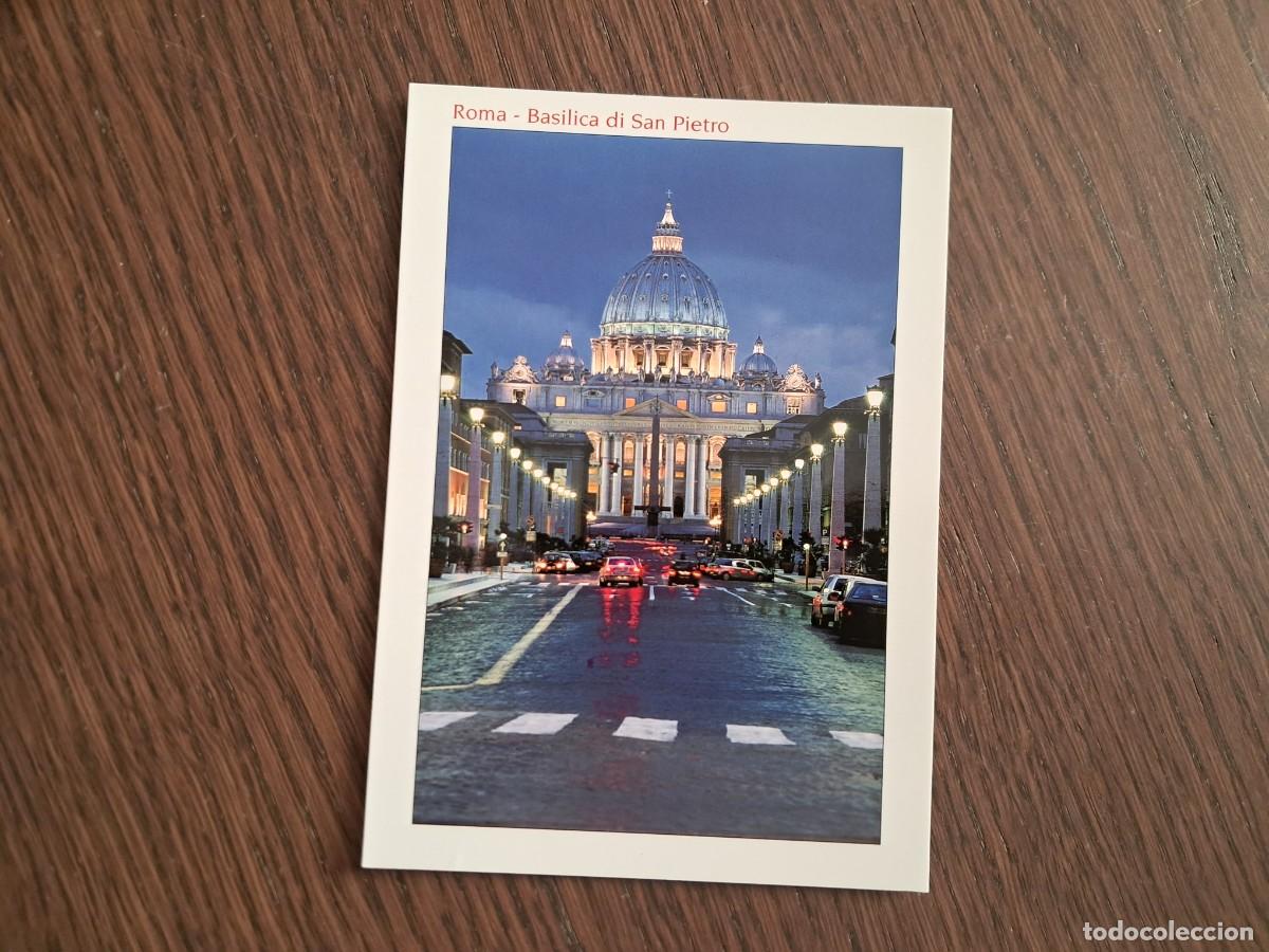 Postales: postal de Italia, Bas&iacute;lica de San Pedro, Roma.