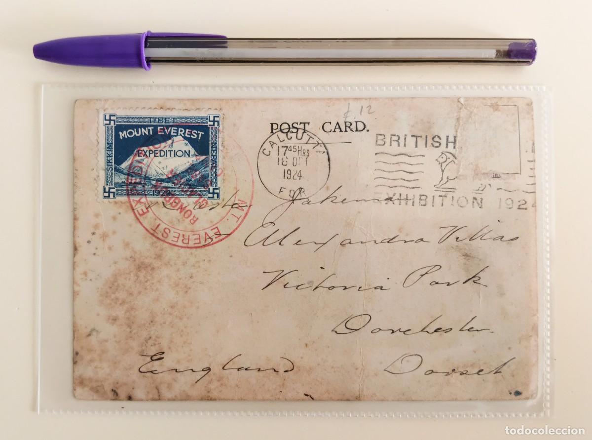Postales: EVEREST EXPEDICION 1924 POSTAL MALLORY RONGBUK ESCALADA MONTA&Ntilde;ISMO TIBET NEPAL KARAKORUM HIMALAYA