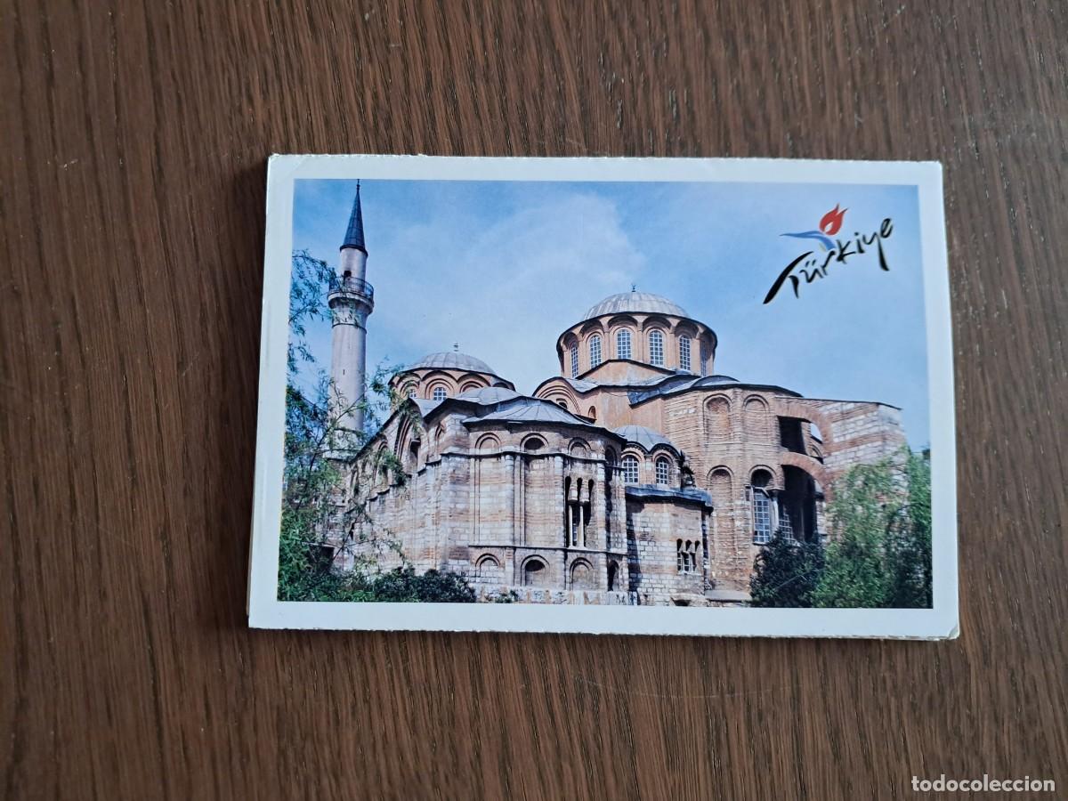 Postales: librito con postales de Estambul, museo, Turquia.