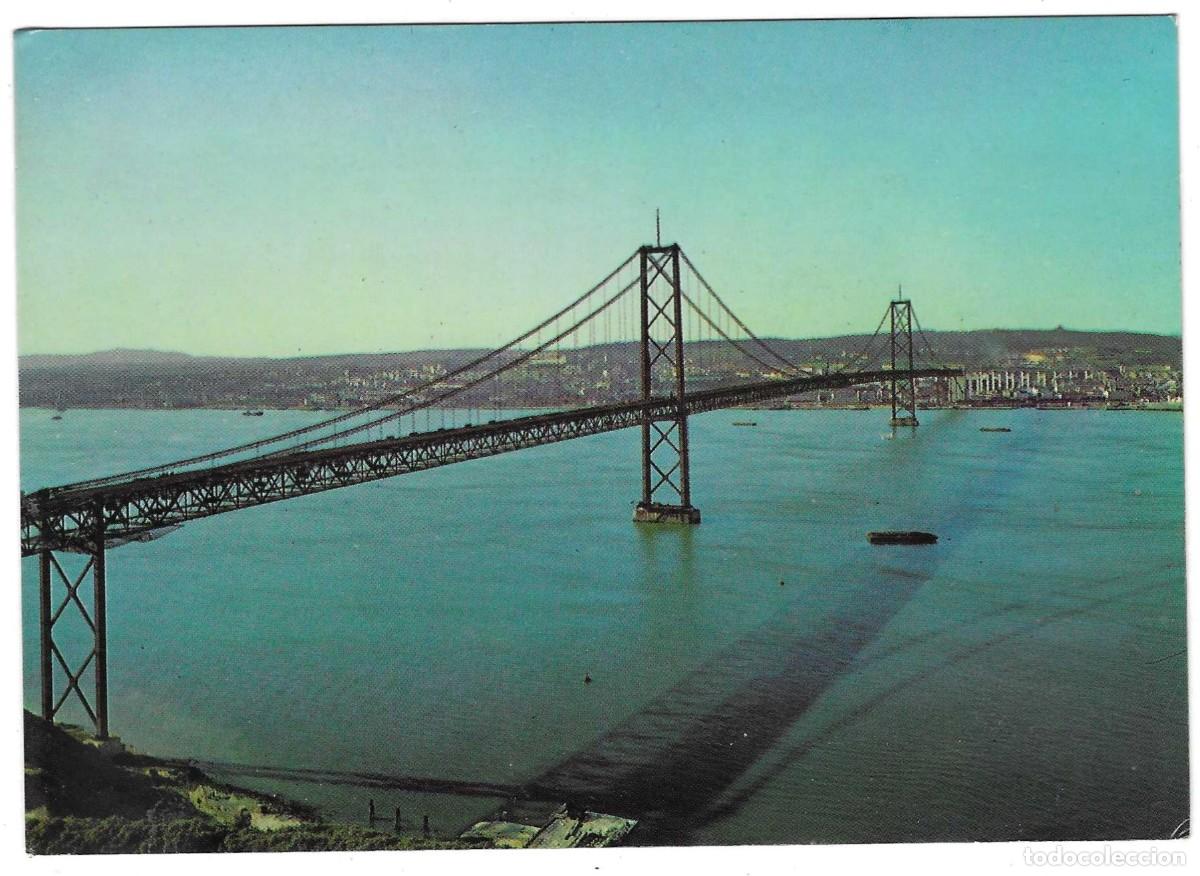 Postales: Postal Portugal. Lisboa. Puente Salazar sobre el Tejo. ref. 7-port68