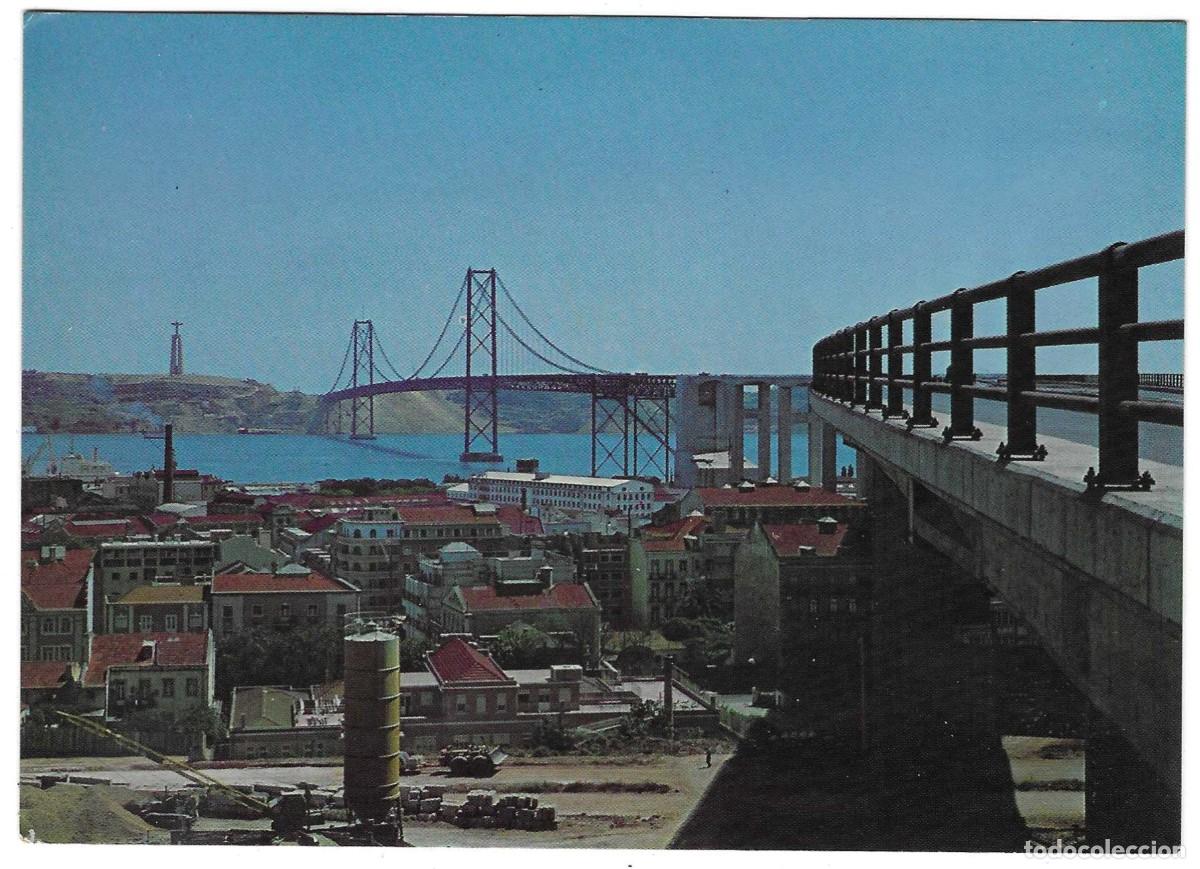 Postales: Postal Portugal. Lisboa. Puente Salazar sobre el Tejo. ref. 7-port72