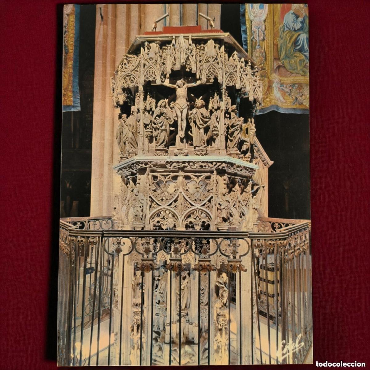 Postkarten: Antigua Postal Estrasburgo Catedral La Kanzel Siglo XV &ndash; Francia Alsacia