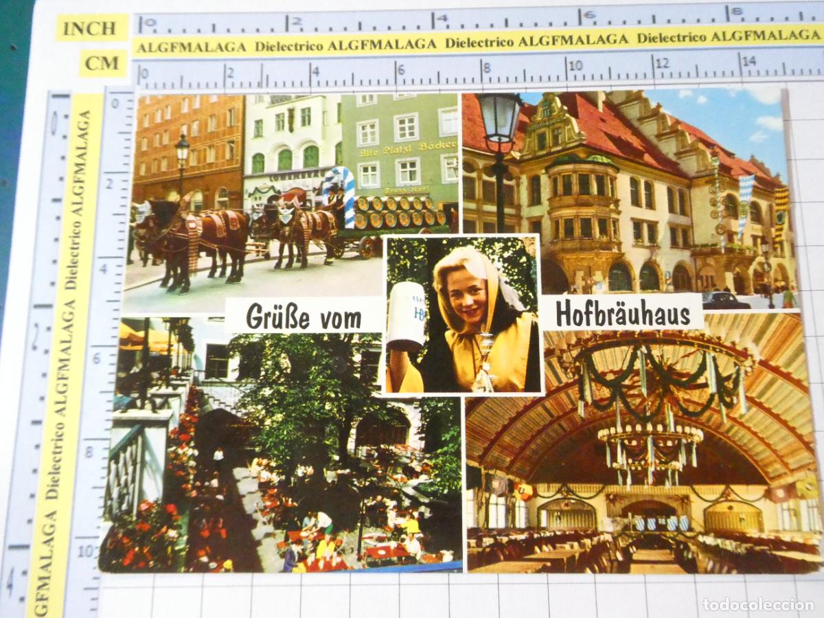Postales: POSTAL DE ALEMANIA. MUNICH CERVECER&Iacute;A HOFBR&Auml;UHAUS MUJER CERVEZA. 2599