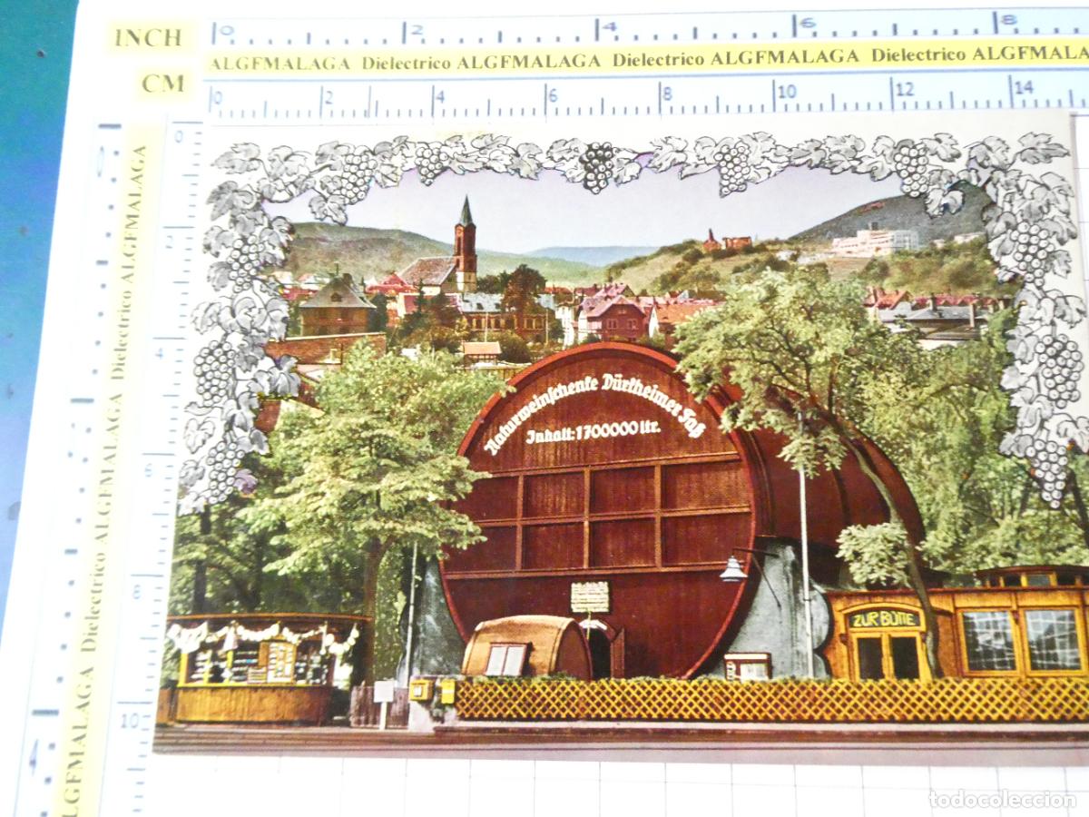 Postales: POSTAL DE ALEMANIA. BADD&Uuml;RKHEIM BODEGAS VINO. TONEL BARRIL M&Aacute;S GRANDE DEL MUNDO . 2608