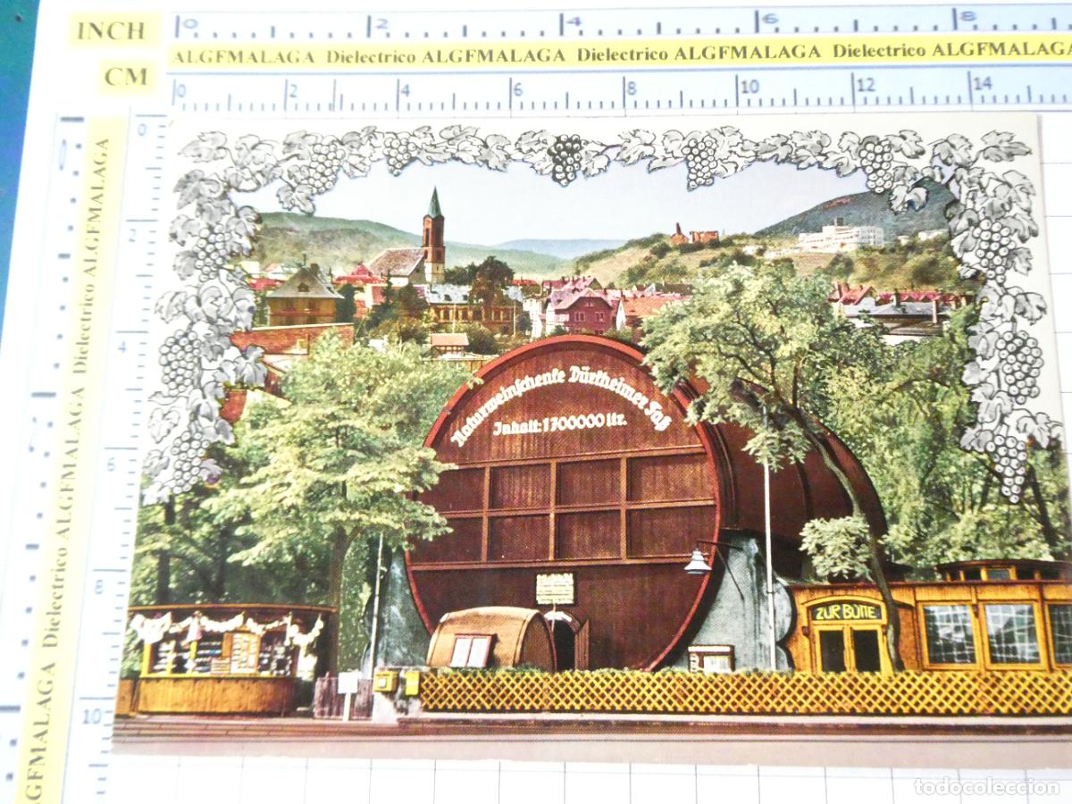 Postales: POSTAL DE ALEMANIA. BADD&Uuml;RKHEIM BODEGAS VINO. TONEL BARRIL M&Aacute;S GRANDE DEL MUNDO . 2609