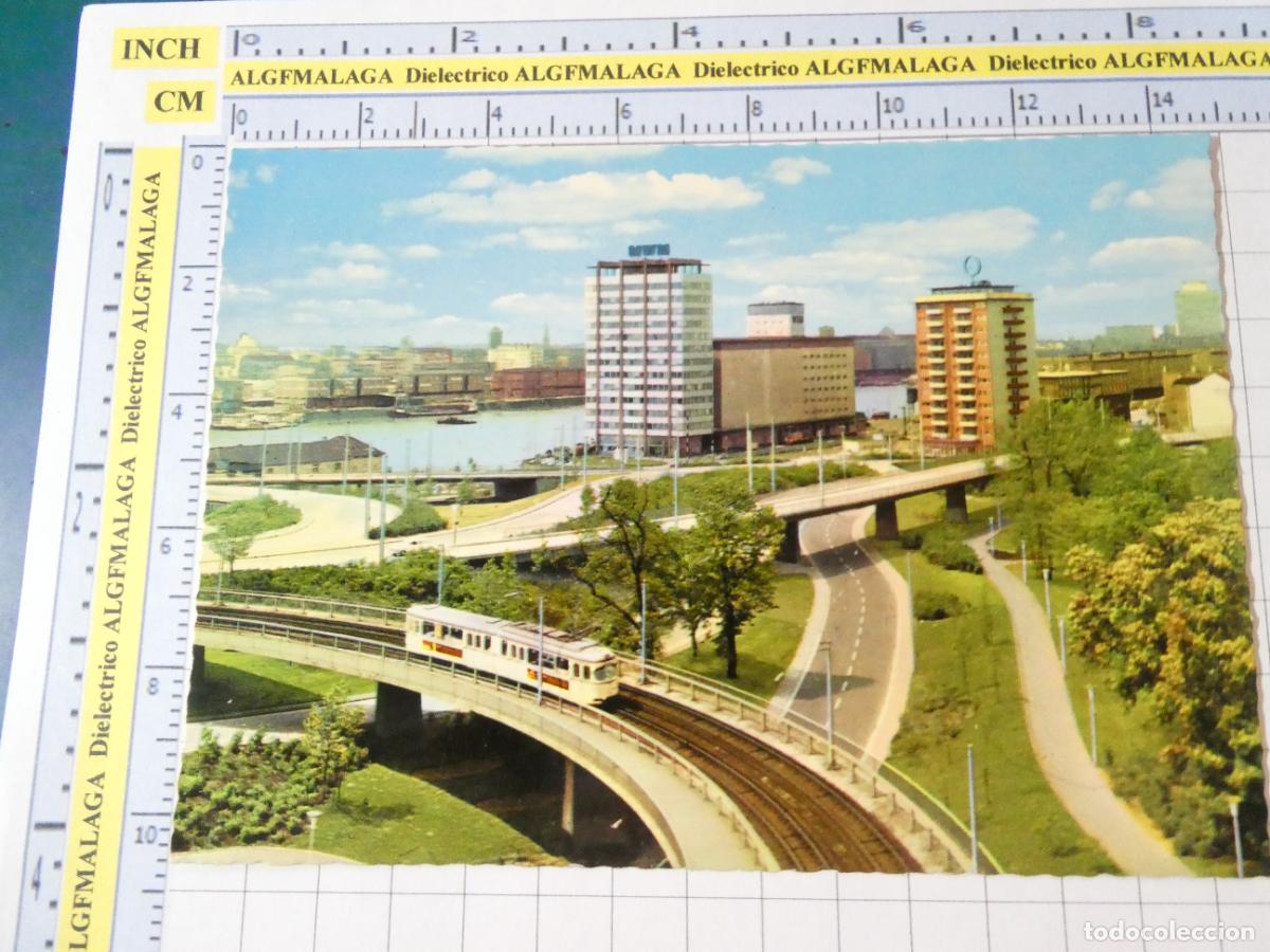 Postales: POSTAL DE ALEMANIA. MANNHEIM RHEINHAFEN TREN TRANV&Iacute;A. 2616
