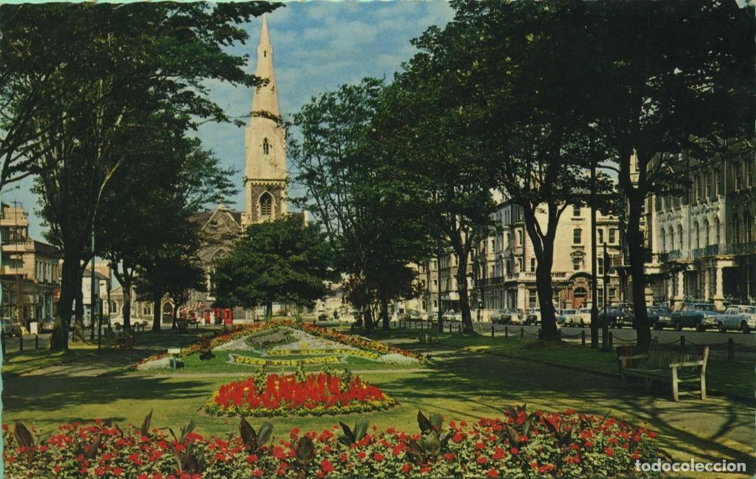 Postales: N&ordm; HT 612-HOVE. Inglaterra. Jardines Palmeira. Sin circular. ED. J. HYMAN