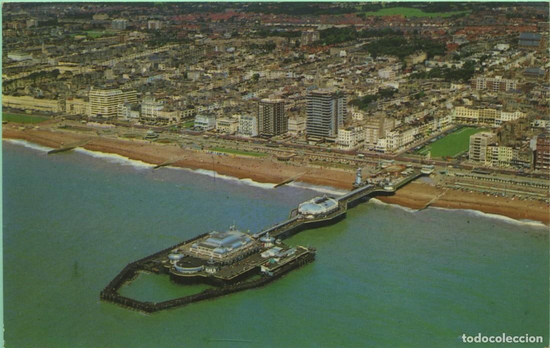 Postales: N&ordm; PT3579-BRIGHTON. Inglaterra. West Pier. Sin circular. ED. AIRVIEWS LTD.