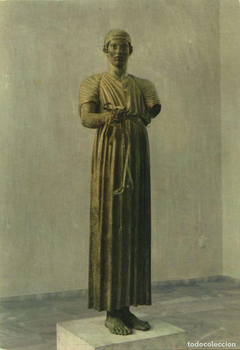 Postales: N&ordm; 792-Museo de Delfos. El Auriga. Grecia. Sin circular. ED. DELTA