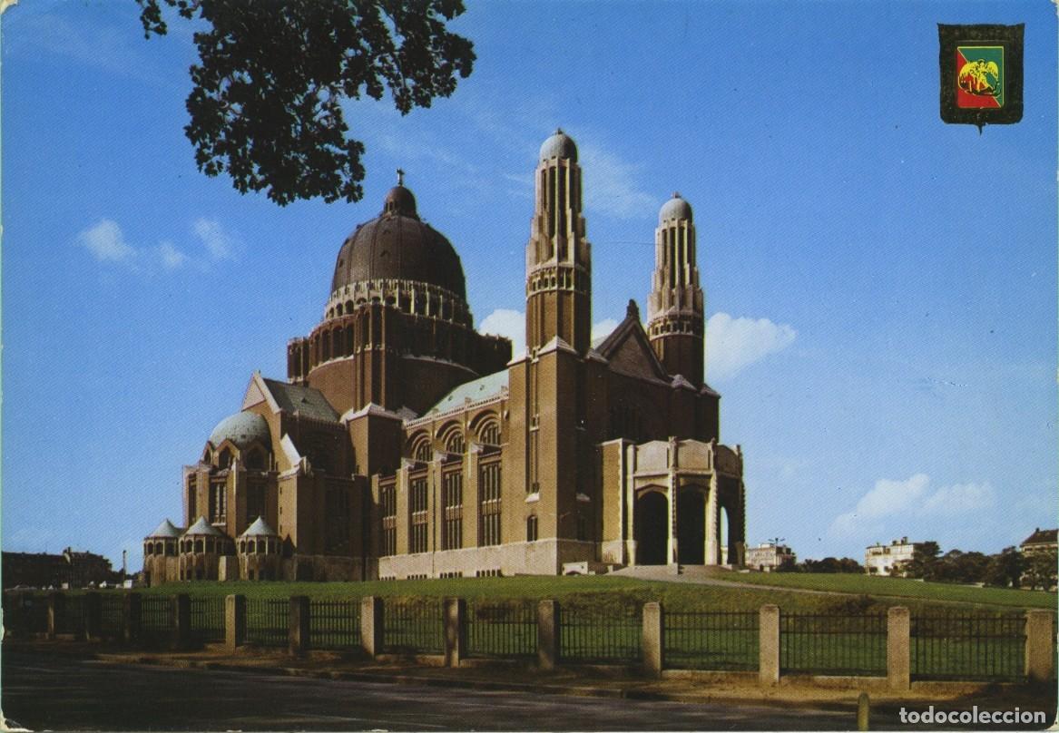 Postales: N&ordm; 221/19-BRUSELAS. B&eacute;lgica. Bas&iacute;lica de Koekelberg. Sin circular. ED. J.V.d.B.