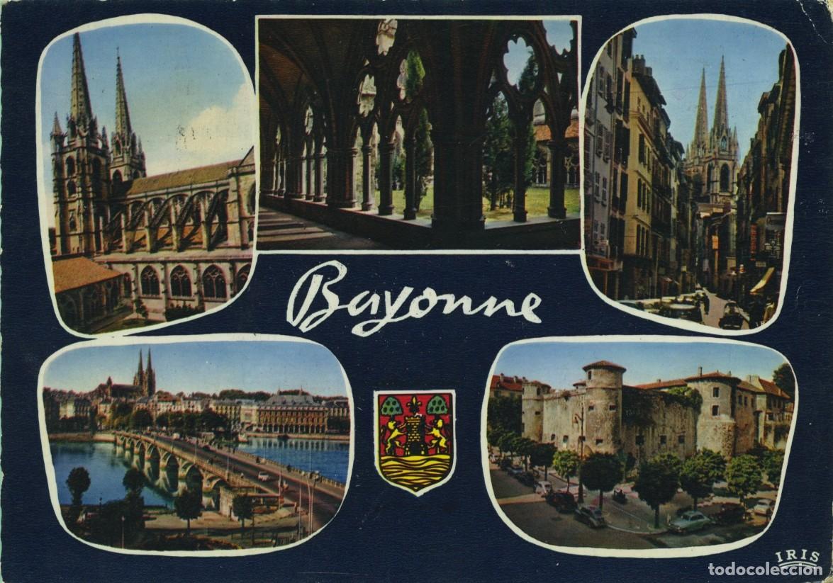 Postales: N&ordm; 1257-BAYONA. Francia. Diversos aspectos. Circulada en 1967. ED. COMPAGNIE DES ARTS PHOTOM&Eacute;CANIQUE