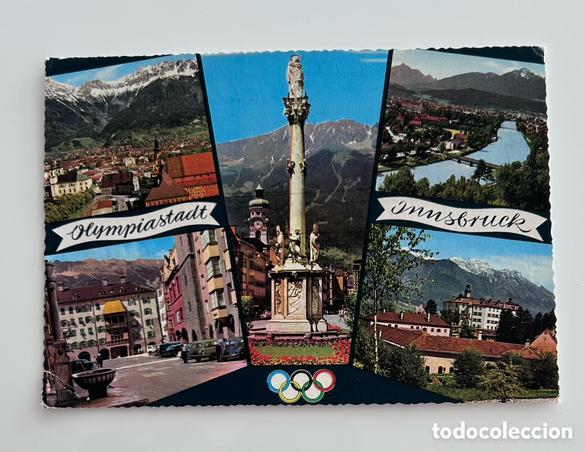 Postales: TARJETA POSTAL CIRCULADA CON SELLO. TIROL, AUSTRIA. A&Ntilde;O 1962. TREN. FERROCARRIL