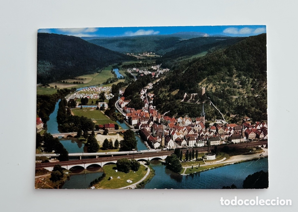 Postales: TARJETA POSTAL CIRCULADA CON SELLO. ALEMANIA. A&Ntilde;O 1973. TREN. FERROCARRIL