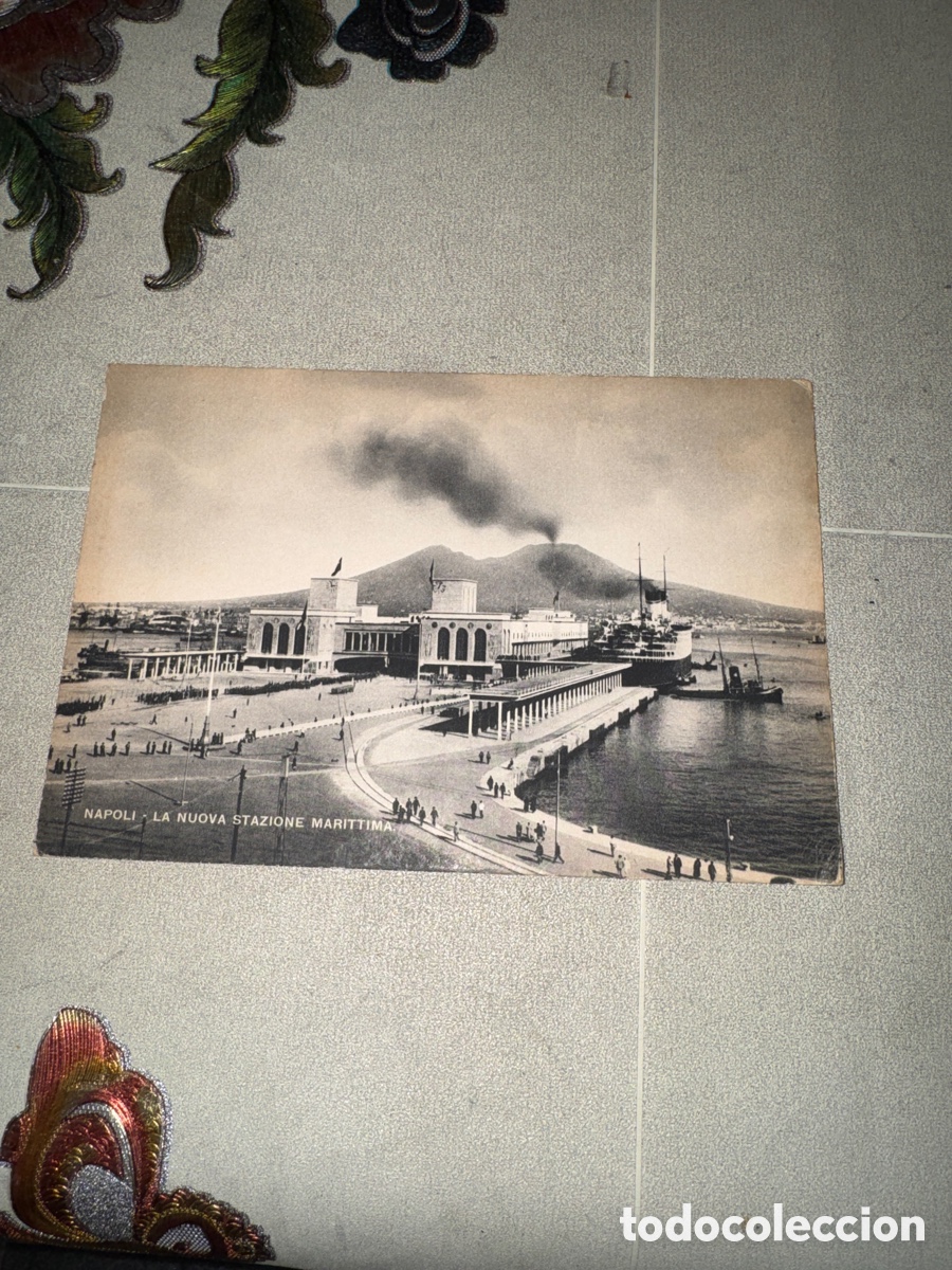 Postales: vintage de la &rdquo;Stazione Marittima di Napoli&rdquo;