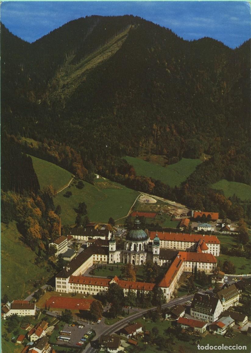 Postales: La abad&iacute;a benedictina de Ettal. Alemania. Fundada en 1330 por el emperador Luis el Bendito. Sin circ