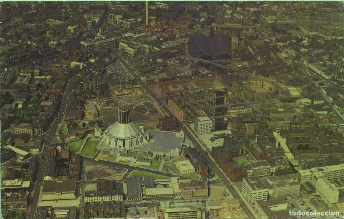 Postales: N&ordm; PT19374-LIVERPOOL. Inglaterra. La Catedral cat&oacute;lica romana. ED. PHOTO PRECISION. AIRVIEWS LTD