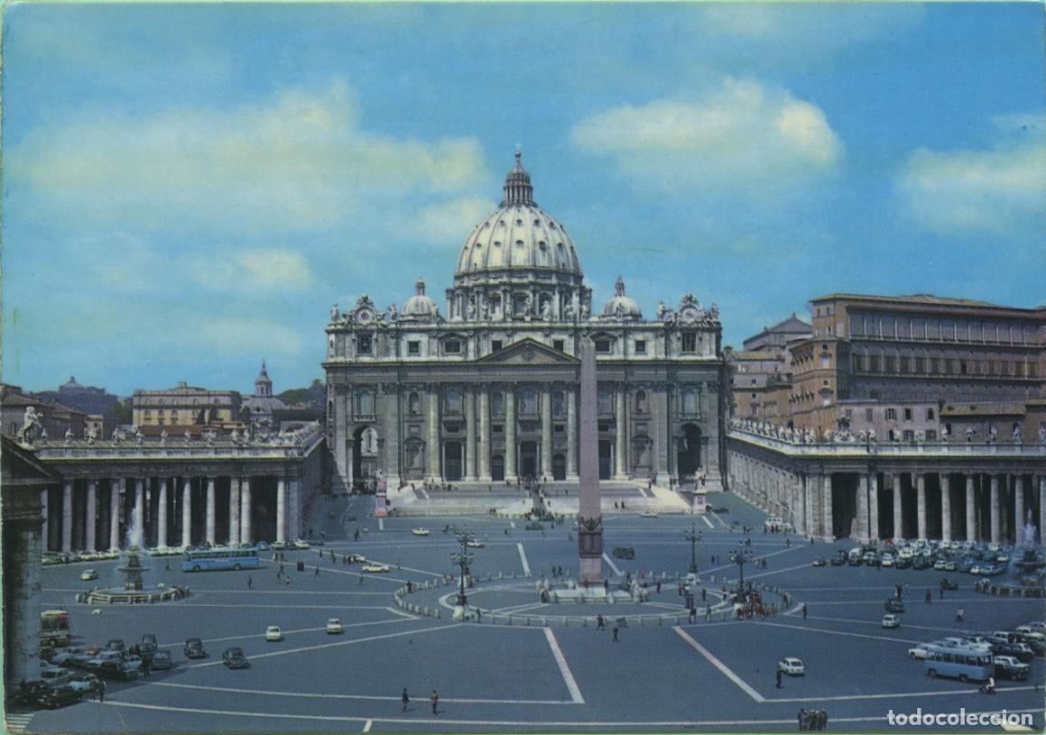 Postales: N&ordm; 530-Ciudad del Vaticano. Plaza y Bas&iacute;lica de San Pedro. Sin circular. ED. DA FOTOCOLOR KODAK EKTA