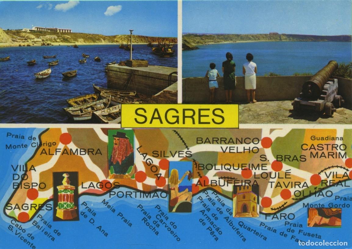 Postales: N&ordm; 720-SAGRES. Portugal. Diversos aspectos. Sin circular. ED. LIFER