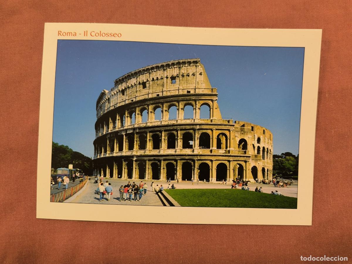 Postales: Postal Roma Il Colosseo &ndash; Vista del Coliseo Romano Italia Coleccionismo