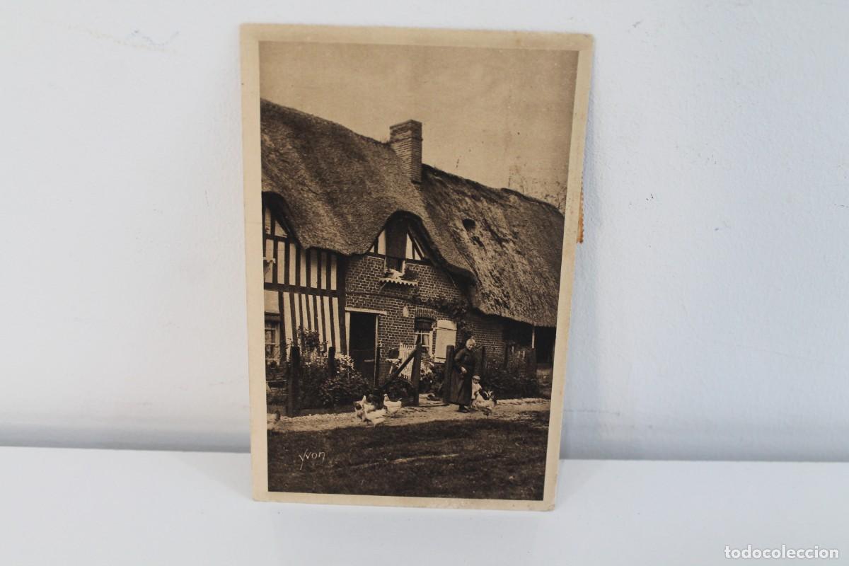 Postales: POSTAL ANTIGUA FRANCESA NORMANDIE FERM&Eacute; &Agrave; JUMI&Egrave;GES ED. YVON N&ordm; 11 CIRCULADA 1925