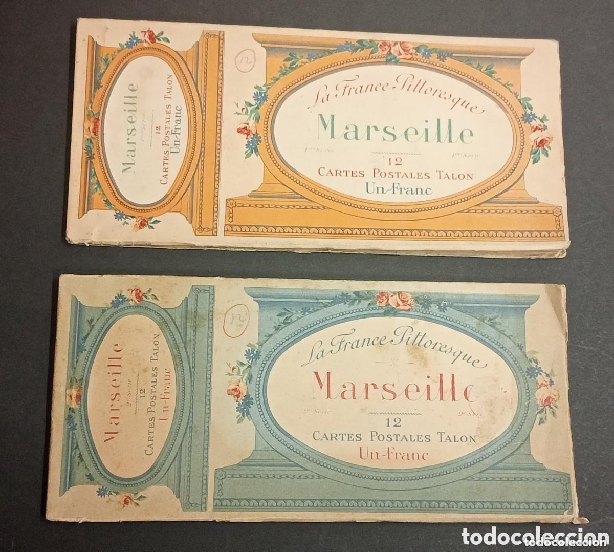 Postales: LA FRANCE PITTORESQUE - MARSEILLE. 12 + 12 CARTES POSTALES TALON. DIJON - PARIS