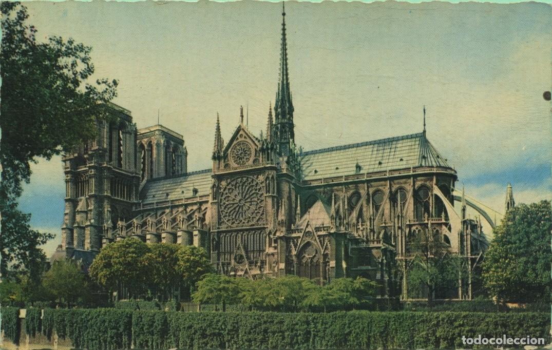 Postales: N&ordm; 509-PAR&Iacute;S. Francia. La catedral Notre-Dame y la plaza del Arzobispo. EDITIONS LYNA