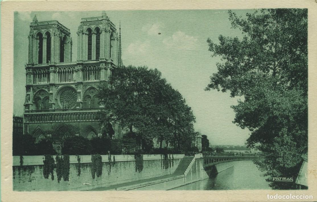 Postales: LOS LUGARES M&Aacute;S BONITOS DE PAR&Iacute;S. Notre-Dame. Francia. ED. PATRAS