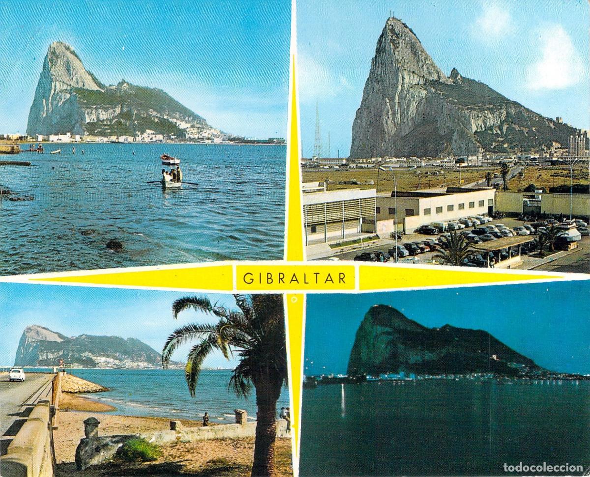 Postales: Postal de Gibraltar El Pe&ntilde;&oacute;n Vistas Panor&aacute;micas
