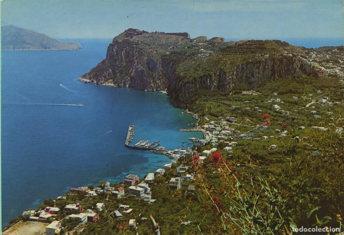 Postales: N&ordm; C/46-El puerto de Anacapri. Sin circular. ED. SAR