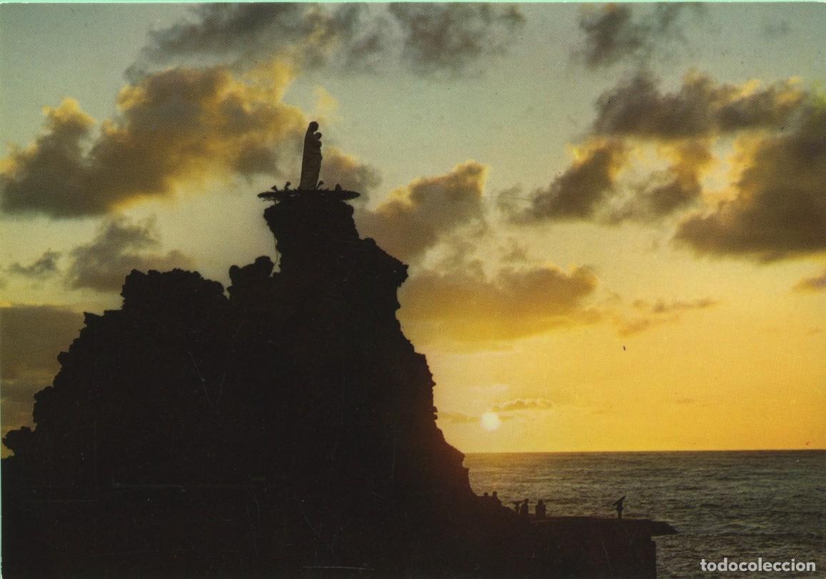 Postales: N&ordm; 64-BIARRITZ. Francia. 5 A- La puesta de sol en la Roca de la Virgen. Sin circular. EDITIONS DU RO