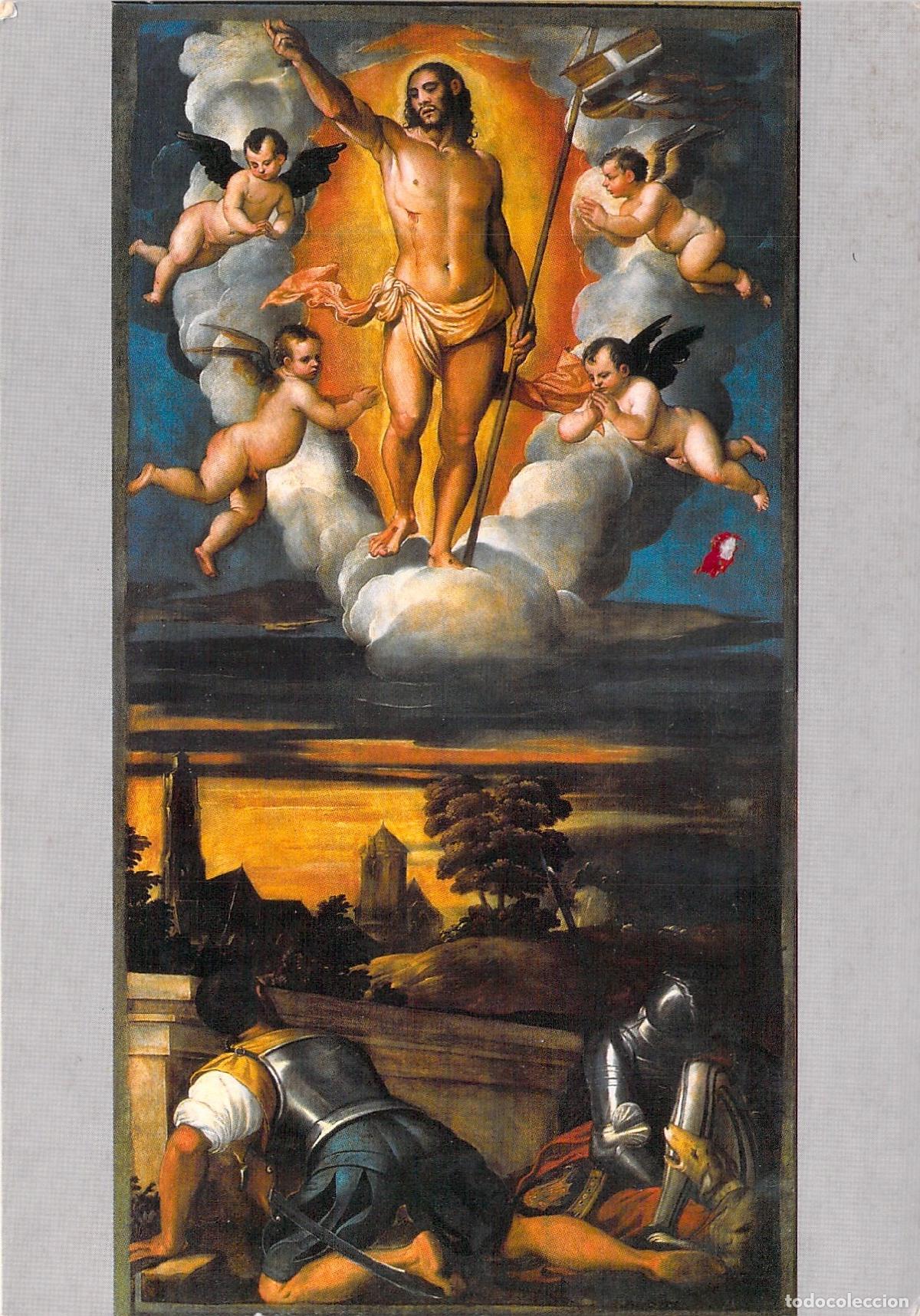 Postales: Postal de la obra La Resurrecci&oacute;n de Francesco Vecellio en Venecia