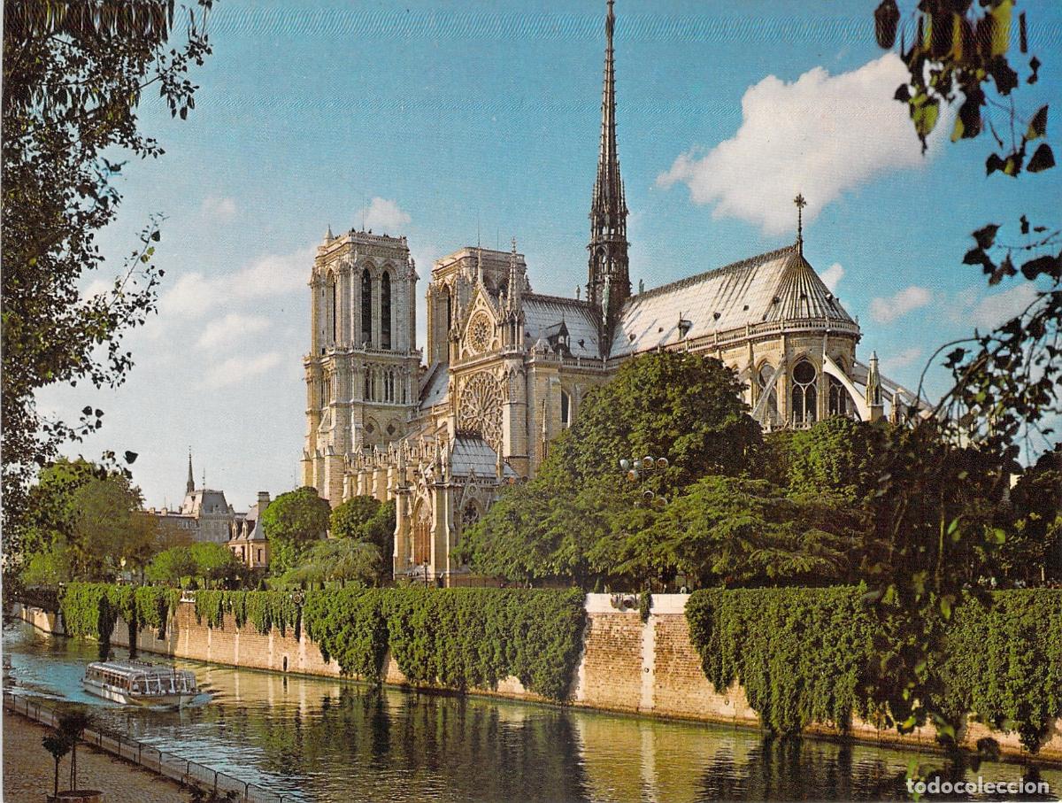 Postales: Postal de la Catedral de Notre Dame en Par&iacute;s