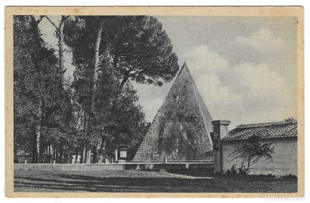 Postales: Postal Italia. Roma. Pir&aacute;mide di Caio Cestio. ref. 7-ita465