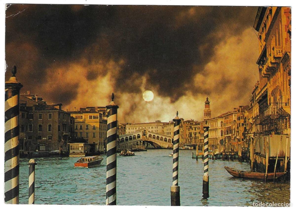 Postales: Postal Italia. Venezia. El Gran Canal y El Puente de Rialto. ref. 7-ita470