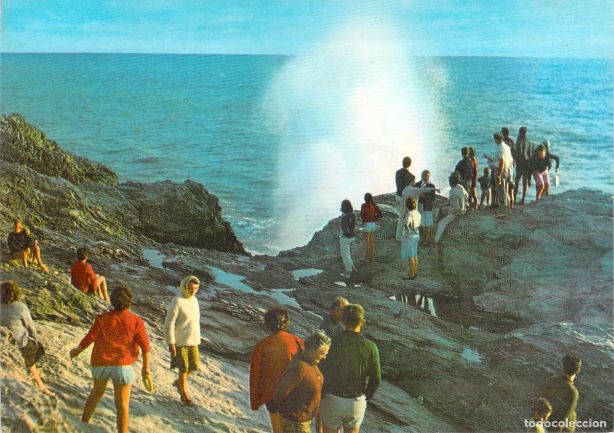 Postales: Postal de la Costa de Vend&eacute;e Francia Jet d'Eau
