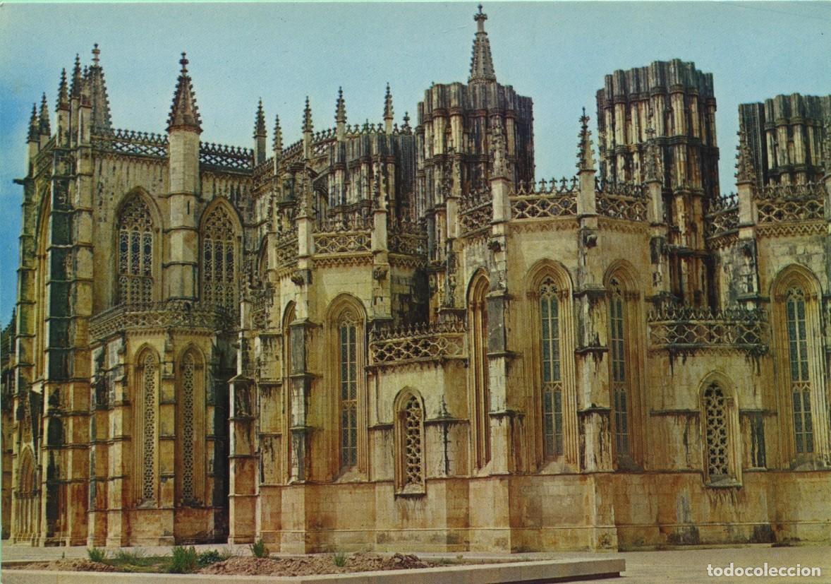 Postales: N&ordm; 2-BATALHA-Portugal. Vista exterior de las Capillas Imperfectas. Sin circular. EDI&Ccedil;AO DA LIGA DOS