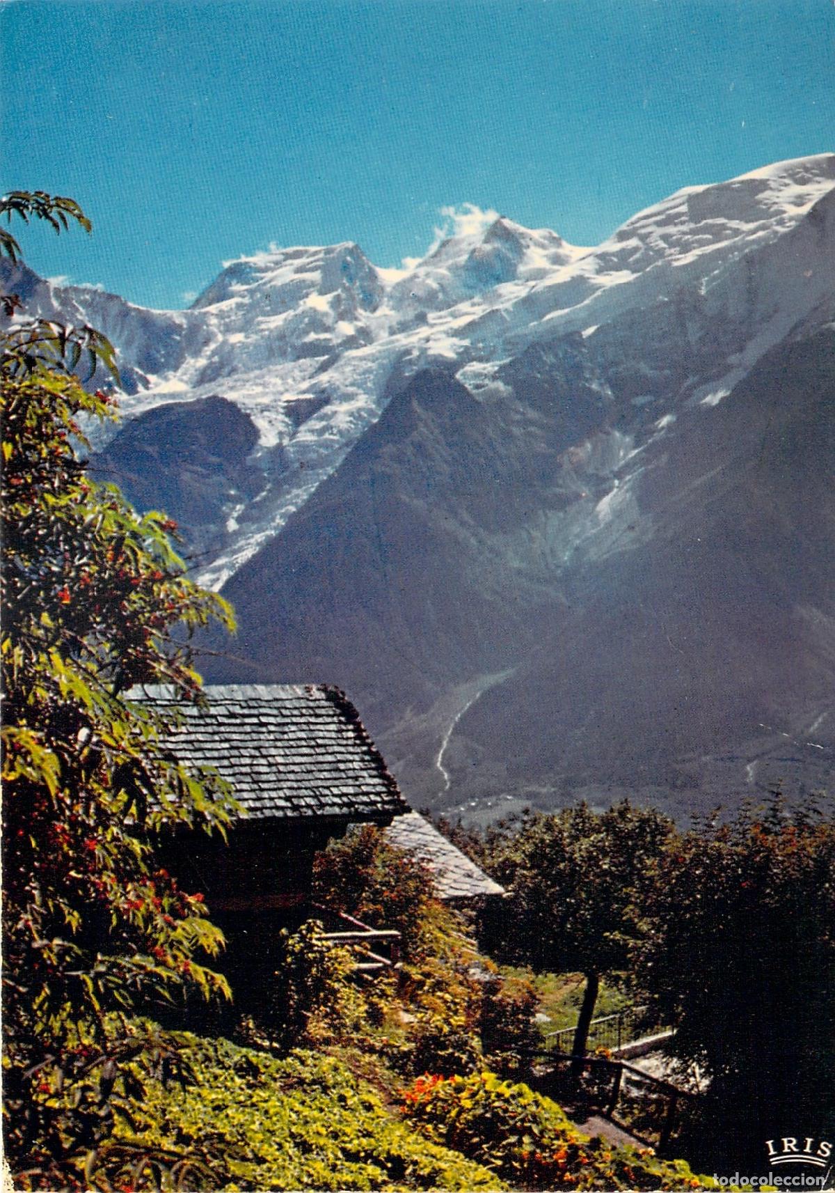 Postales: Postal de los Alpes Franceses con vista al Mont-Blanc