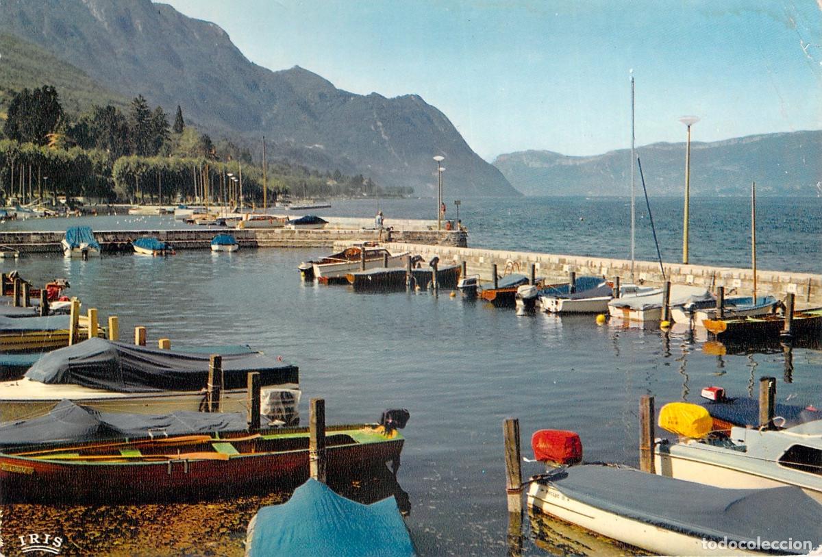 Postales: Postal de Le Bourget-du-Lac Savoie Puerto y Barcos en el Lago