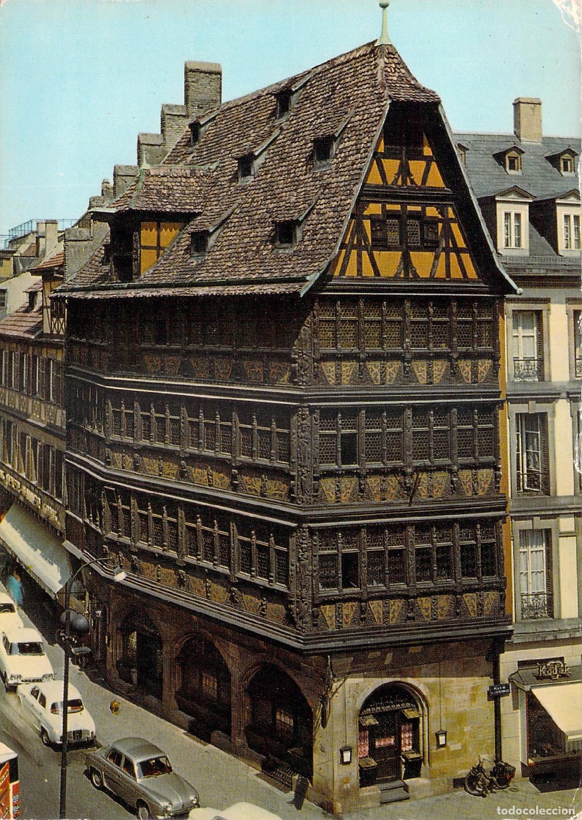 Postales: Postal de la Maison Kammerzell en Strasbourg, Francia