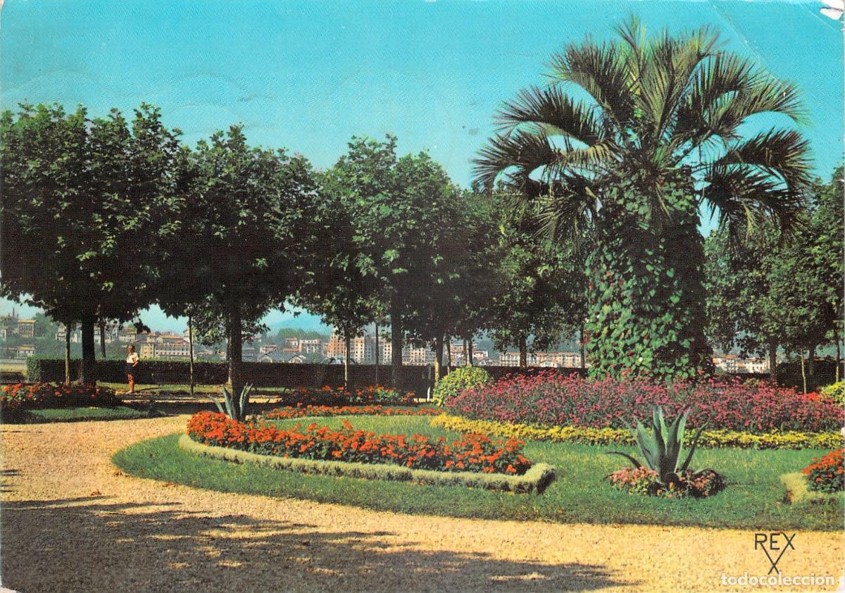 Postales: Postal de Hendaye Jard&iacute;n P&uacute;blico de la Floride en Francia