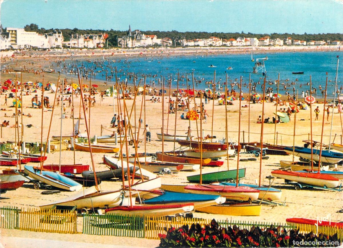 Postales: Postal de la playa en Royan, Francia - Foto 1