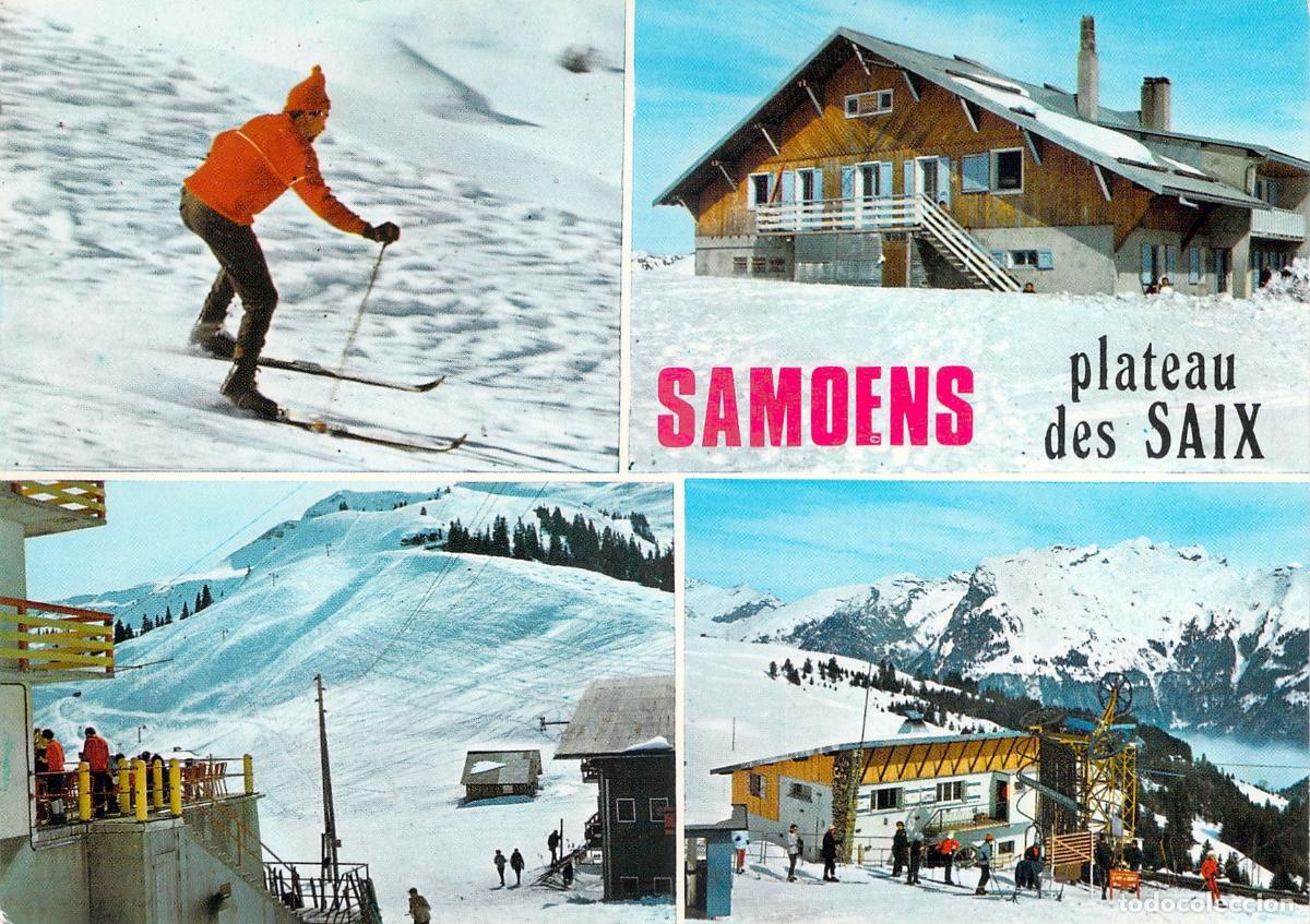 Cartoline: Postal de Samoens y Plateau des Saix en Alta Saboya