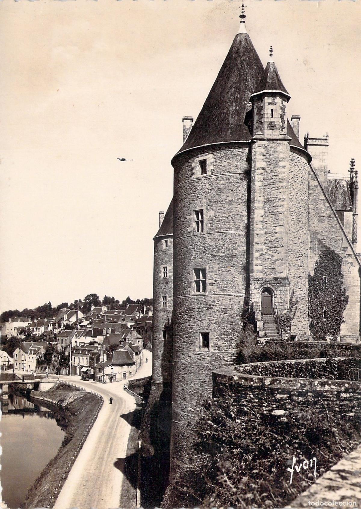 Cartoline: Postal del Castillo de Josselin, Breta&ntilde;a, Francia