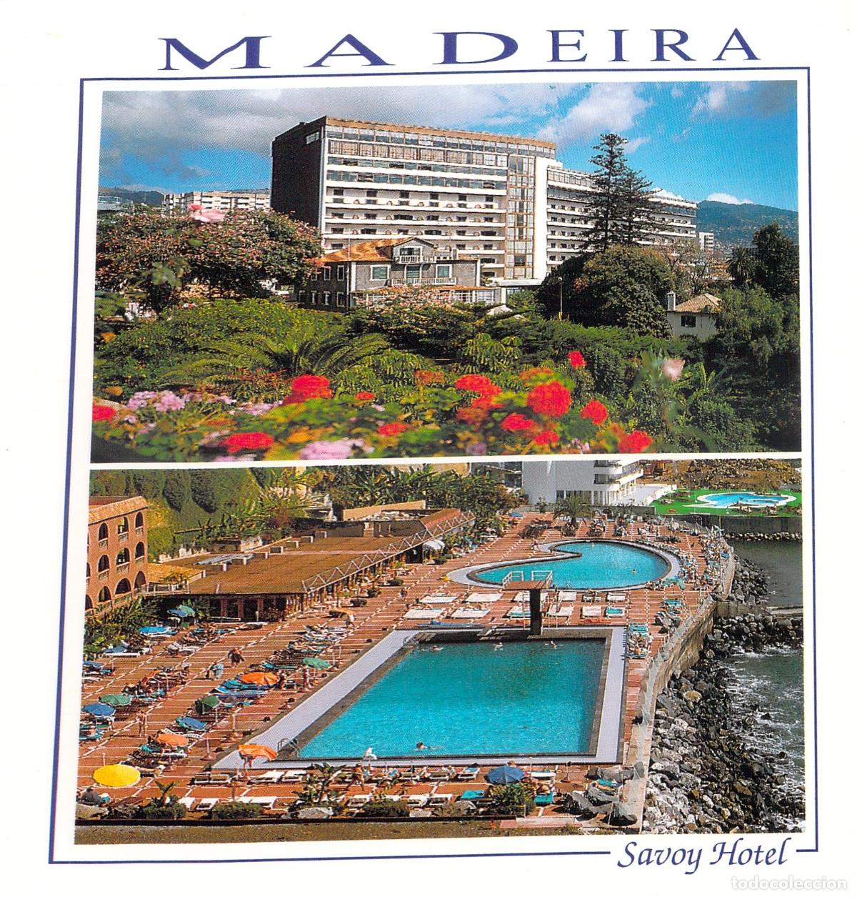 Postales: Postal de Funchal, Madeira con vista del Savoy Hotel y sus instalaciones