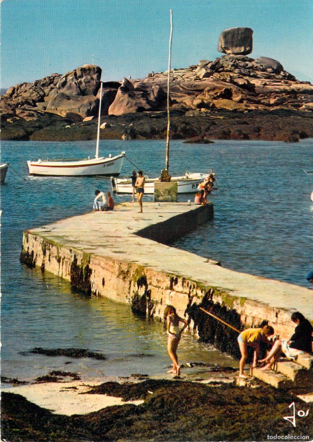 Postales: Postal de Tr&eacute;gastel Breta&ntilde;a Le Rocher du D&eacute;