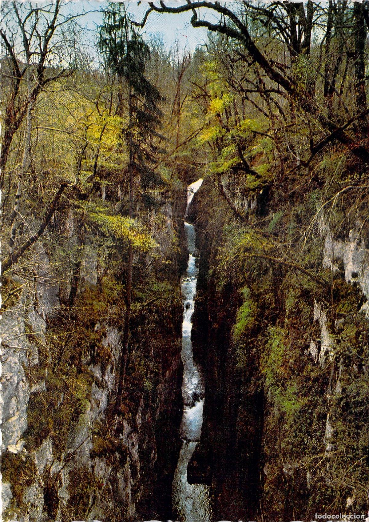 Postales: Postal de las Gargantas de Langouette en Jura, Saint-Claude, Francia