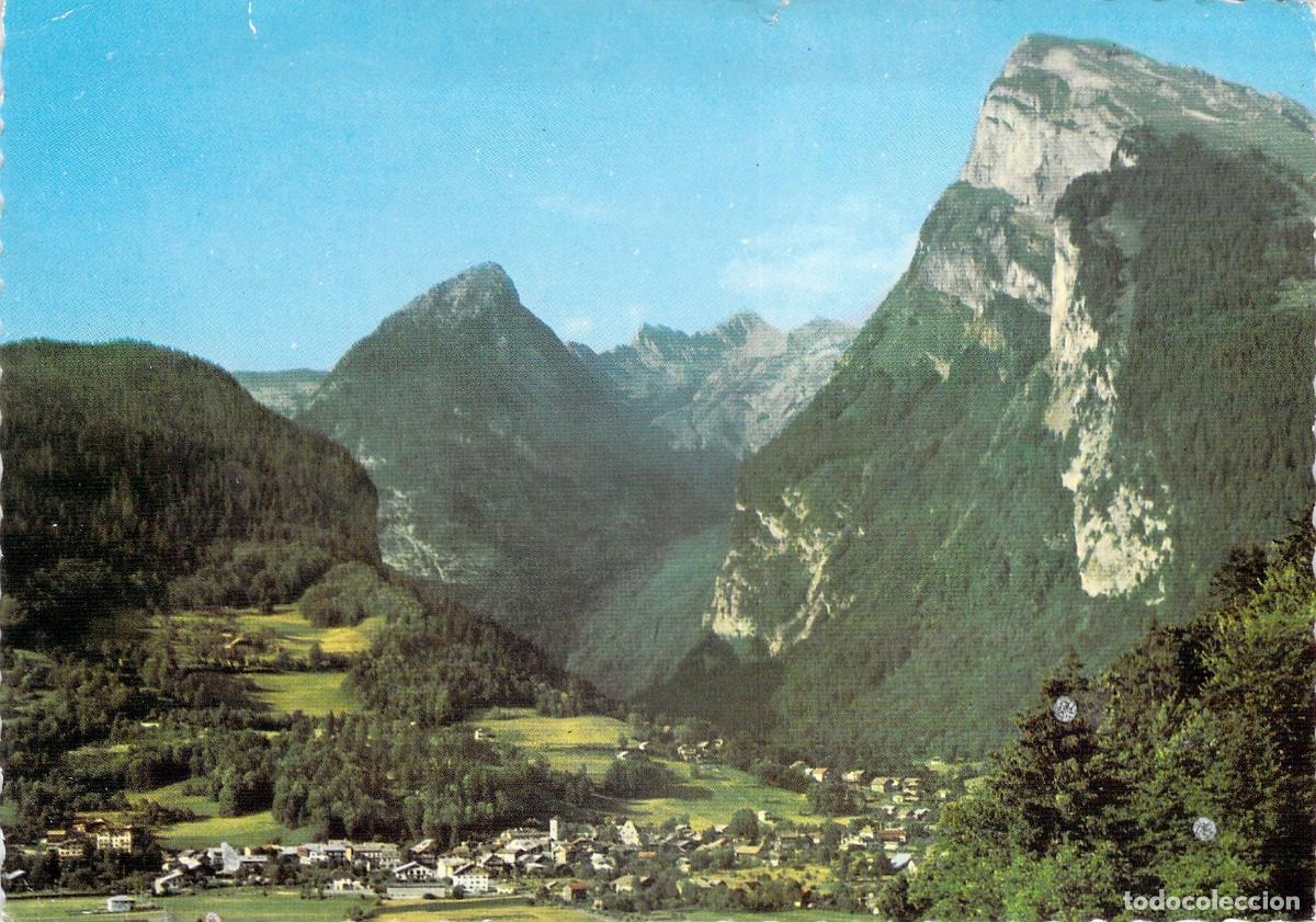 Postales: Postal de los Alpes en Samoens, Francia